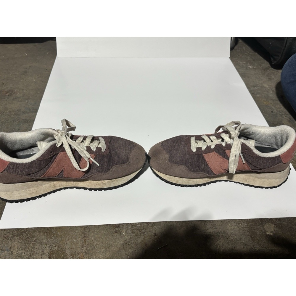 New Balance 237 Women Suede Sneakers Size 9.5‎ Truffle/Mineral Pink Retro Shoes - Picture 5 of 7